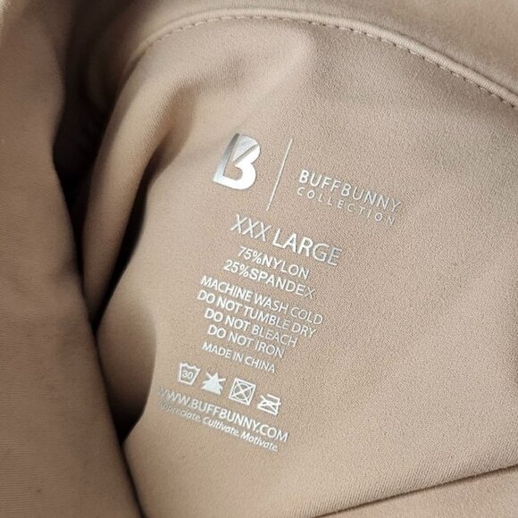 Buff Bunny Women's Cross Open Back Zip Up Jacket Sweater  Size XXXL Tan - Picture 9 of 9